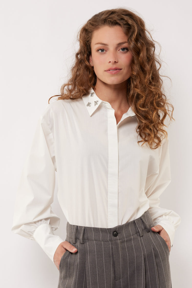 Selma Bluse | Offwhite