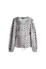 Bilie top | Sand/Olive Green