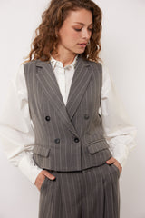 Rosa gilet | Gray