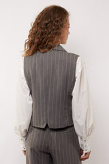 Rosa gilet | Gray
