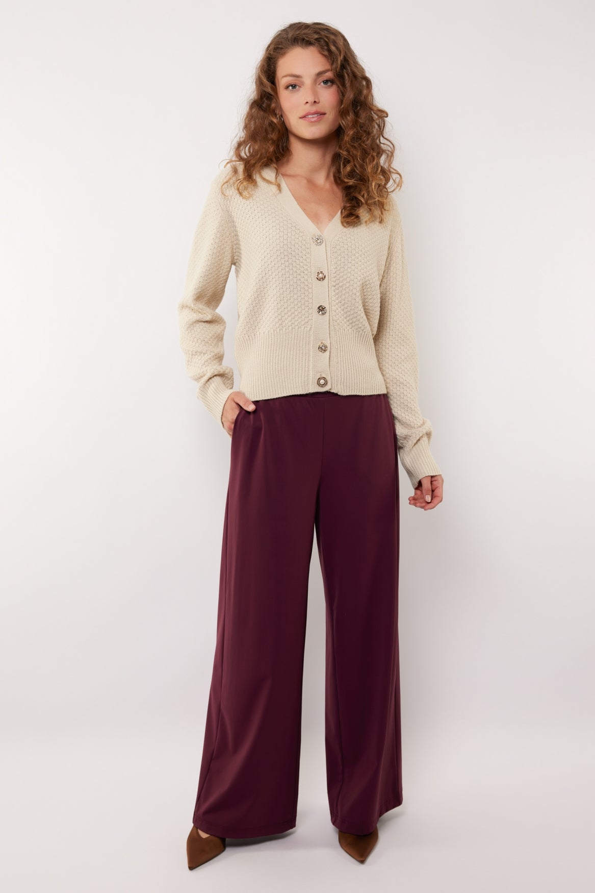 Marbella Hose | Mauve Wine