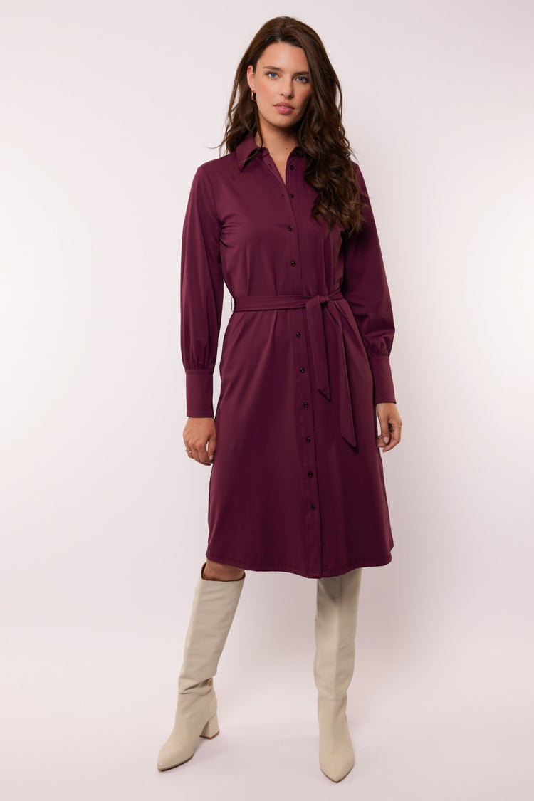 Bibian Kleid | Mauve Wine