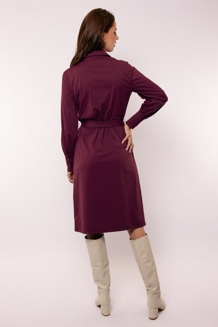 Bibian Kleid | Mauve Wine