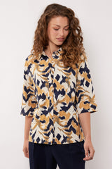 Uma blouse | Oak Buff/Eclipse