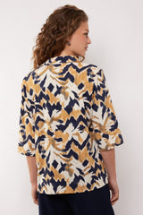 Uma blouse | Oak Buff/Eclipse