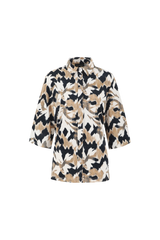 Uma blouse | Light Camel/Black