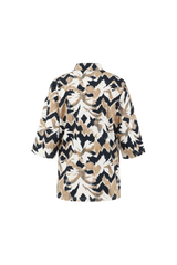 Uma blouse | Light Camel/Black