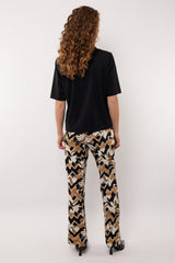 Bindi broek | Light Camel/Black
