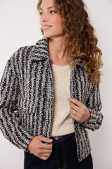 Alfre jacket | Eclipse/Offwhite