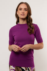 Camillia top | Warm Purple