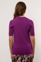 Camillia top | Warm Purple