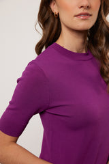 Camillia top | Warm Purple