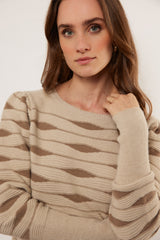 Mylah sweater | Gravel/Sahara