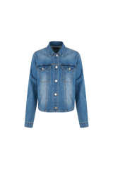 Selena Jacke | Denim Mittelblau