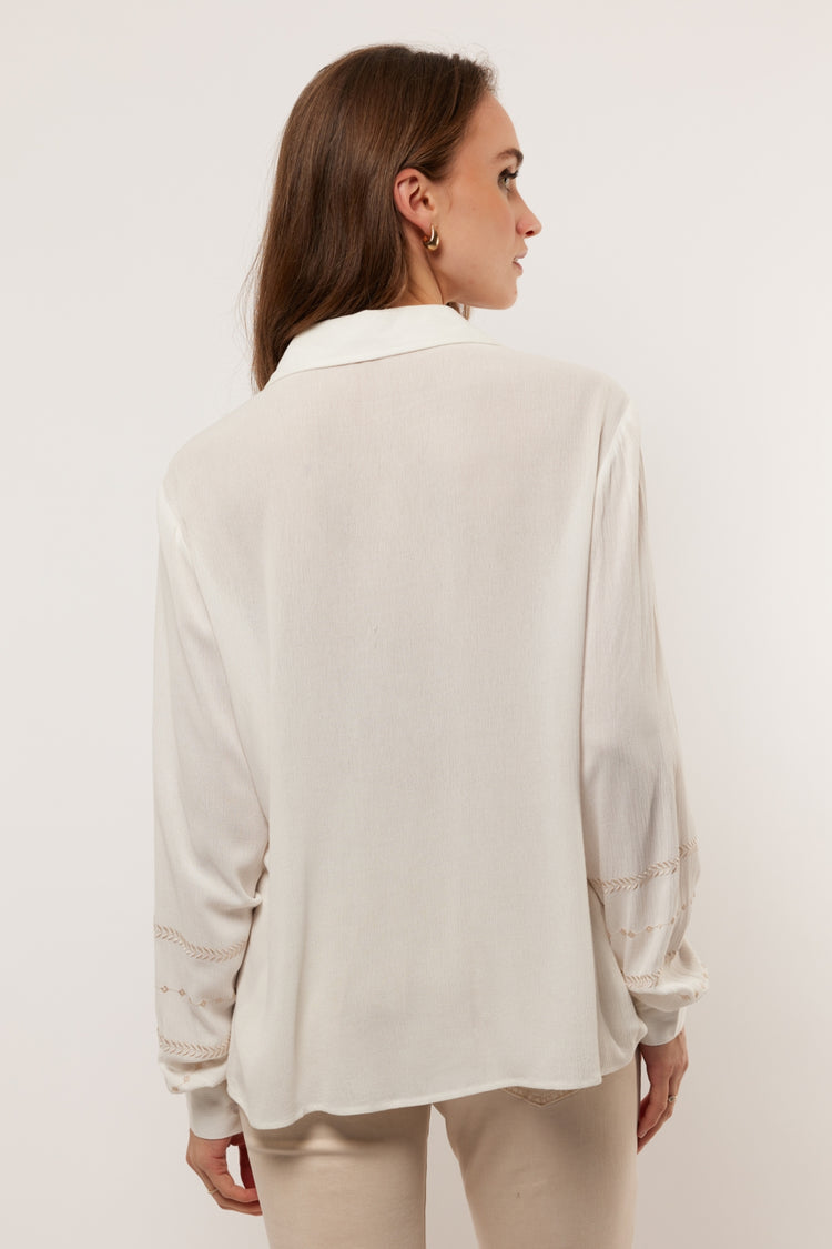 Senne blouse | Offwhite