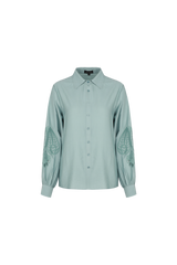 Tilly Bluse | Grauer Nebel
