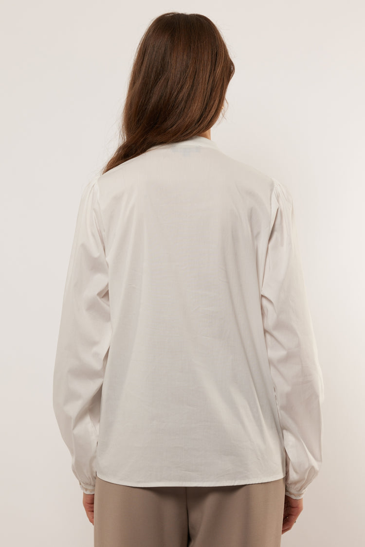 Elive blouse | Offwhite/Sahara