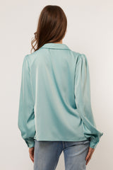Layne blouse | Green Mint