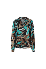 Shanna top | Sahara/Arctic Blue