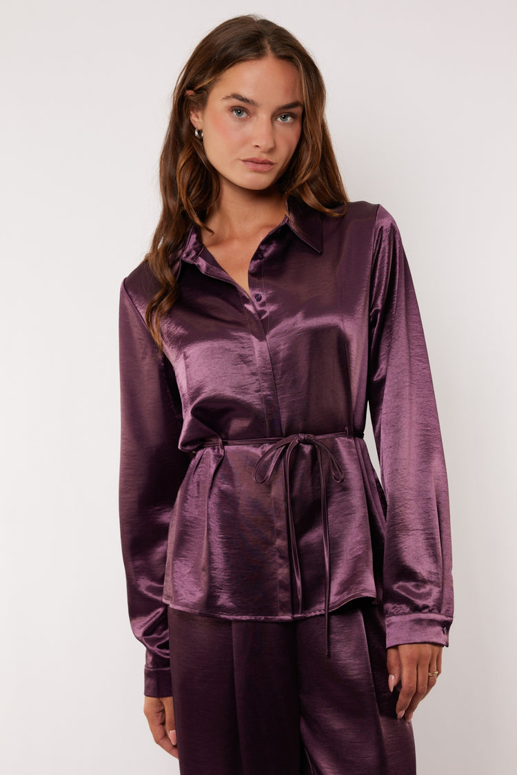 Lilianna blouse | Midnight Purple