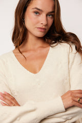 Milena trui | Wool White