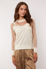 Aya top | Wool White