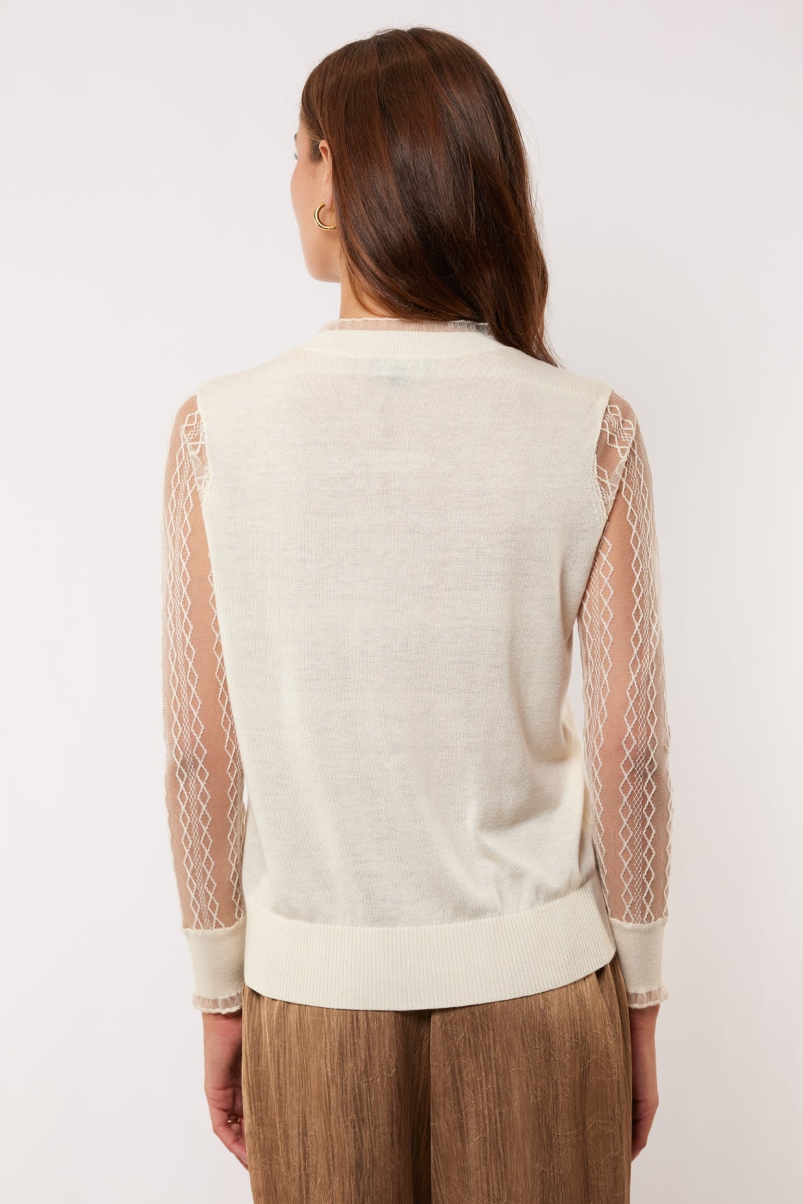 Aya top | Wool White