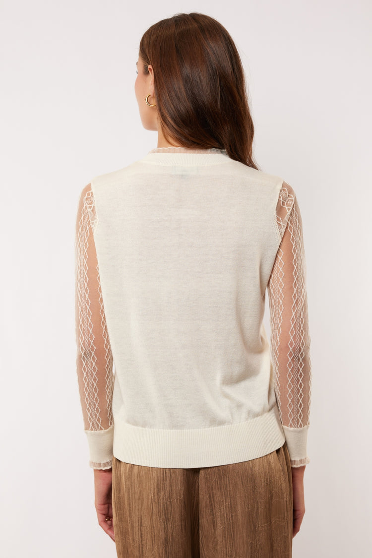 Aya top | Wool White