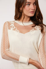 Aya top | Wool White