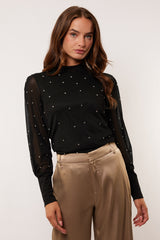 Veda top | Black