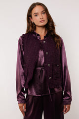 Zaria gilet | Midnight Purple