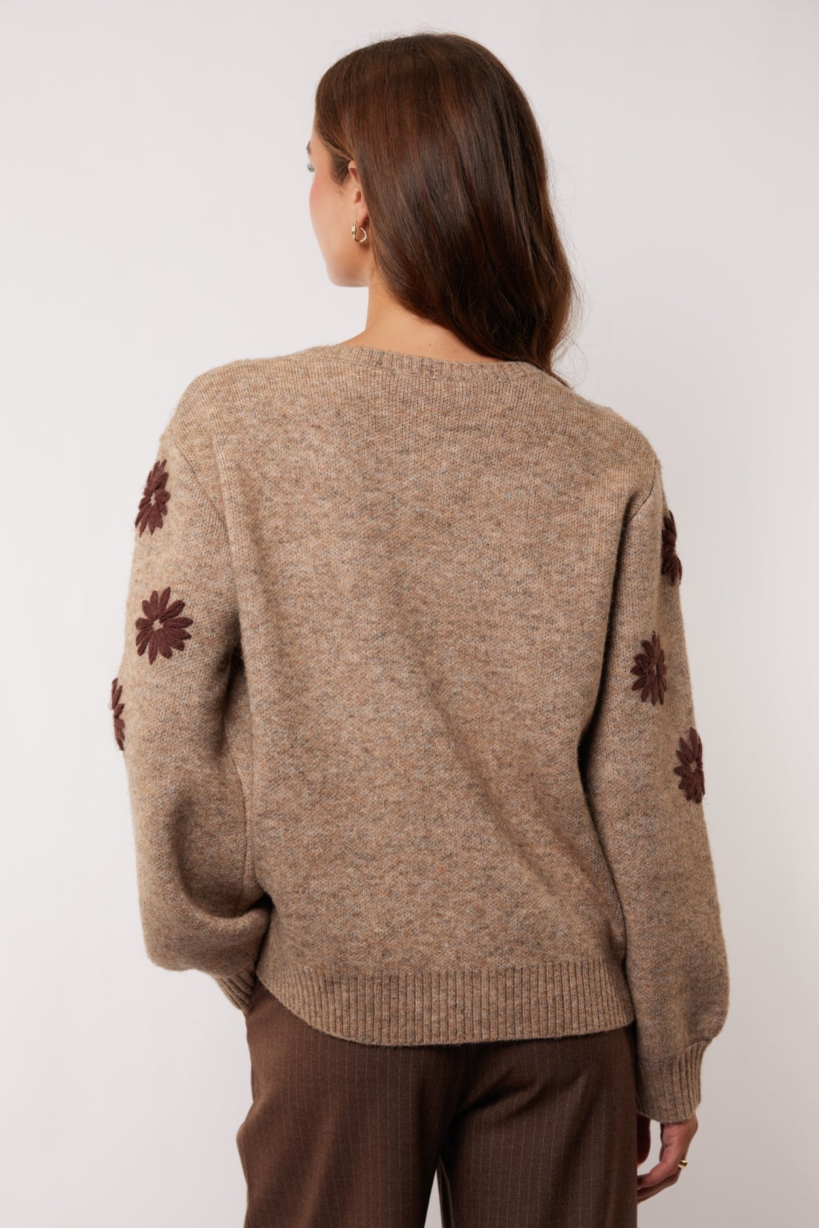 Zaina sweater | Grey Brown