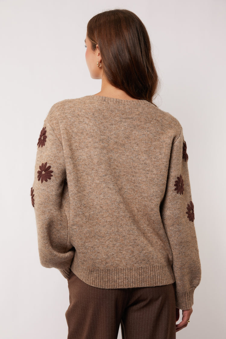 Zaina sweater | Grey Brown