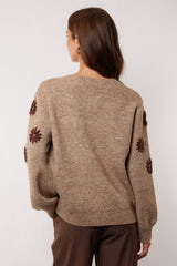 Zaina trui | Grey Brown
