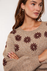 Zaina trui | Grey Brown