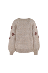 Zaina trui | Grey Brown