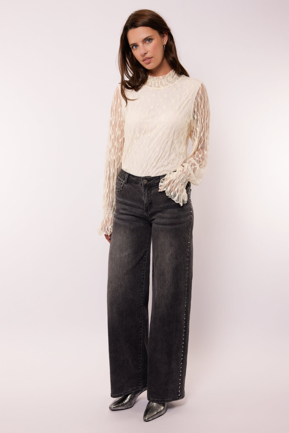 Neona jeans | Denim Dark Gray