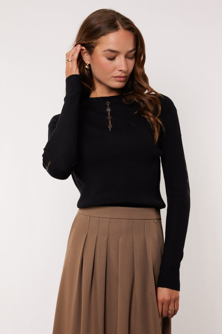 Aksel top | Black