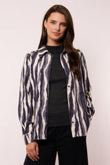 Lupita blouse | Black/Night Grey