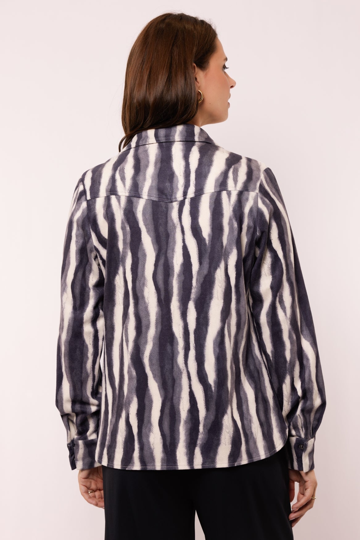 Lupita blouse | Black/Night Grey