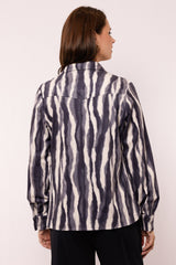 Lupita blouse | Black/Night Grey