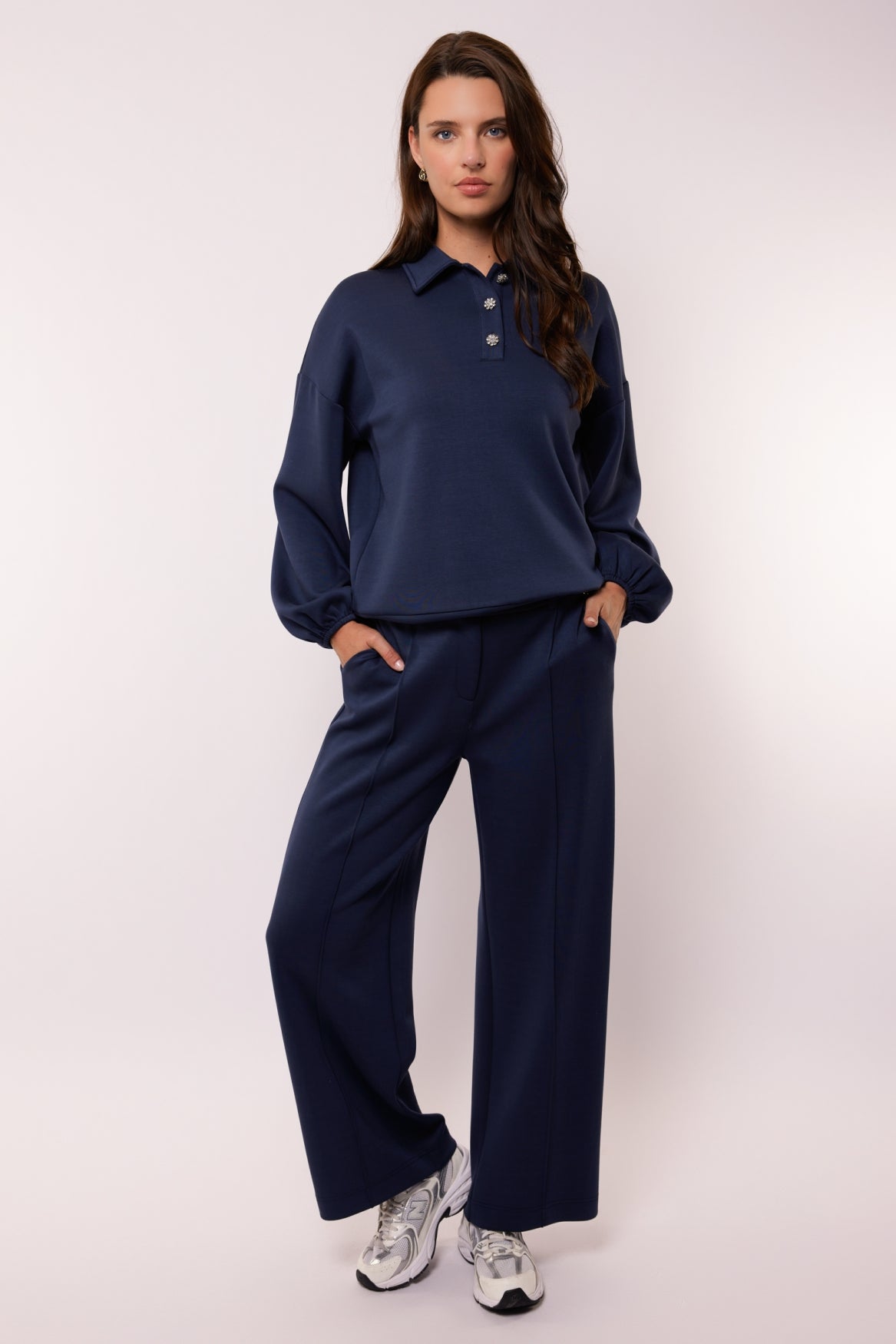 Mailys broek | Dark Night Blue