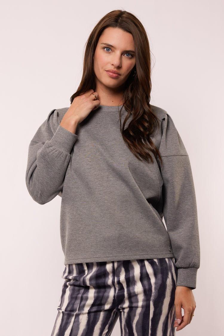 Prune sweater | Gray Melange