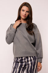Prune sweater | Gray Melange