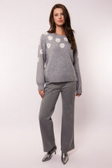 Sidonie Hose | Grau Melange