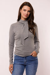 Charlot top | Gray Melange