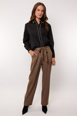 Xavier broek | Grey Brown