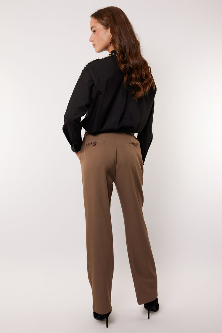 Xavier pants | Grey Brown