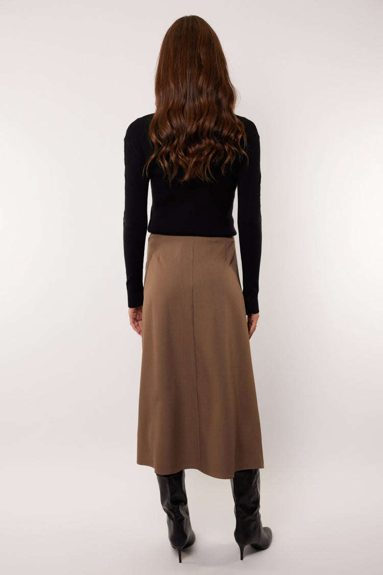 Yann skirt | Grey Brown