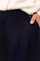 Anahi skirt | Dark Night Blue